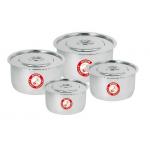 100283002 หม้อแขกสเตนเลสชุด 14-30 ซม. ตราร็อคเก็ต (จรวด)