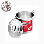 272361 หม้อก๋วยเตี๋ยว สเตนเลส 36 ซม. 1 ช่อง (โล่ง) ตราหัวม้าลาย