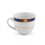 2701 RP ถ้วยกาแฟหูหวาย 0.2 ลิตร PRECIOUS BLUE รอยัล พอร์ชเลน