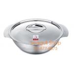 123012 ชามซุปสเตนเลส 12 ซม. พร้อมฝา ตราหัวม้าลาย (Zebra)