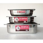 Zebra อ่างอาหารสเตนเลส 35 ซม. รุ่น Rooster ของตราหัวม้าลาย