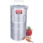 150145 ปิ่นโตสเตนเลส ขนาด 14 ซม. 5 ชั้น ตราหัวม้าลาย