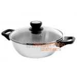 100342926 หม้อชาบูสเตนเลส 26 ซม. 1 ช่อง ตราซีกัล (นกนางนวล)