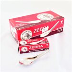 100100 ช้อนจีน เล็ก ตราหัวม้าลาย กุรุส (12 โหล/กุรุส)