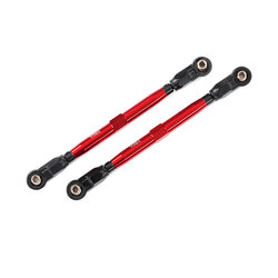 8997R Toe links, front (TUBES red-anodized, 6061-T6 aluminum) (2) (for use with #8995 WideMaxx™ suspension kit)