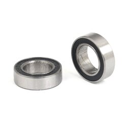 5105A Ball bearings, black rubber sealed (6x10x3mm) (2)