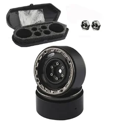 INT-C33003 Luggage Storage Cargo Case & Alloy Beadlock Wheels (2) for Traxxas 1/18 TRX-4M