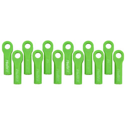 RPM-80514 Long Rod Ends for most Traxxas 1:10 Scale Vehicles - GREEN