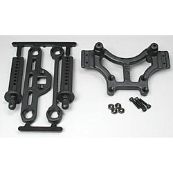 RPM-80162 T-Maxx & E-Maxx Shock Tower & Body Mounts – Black