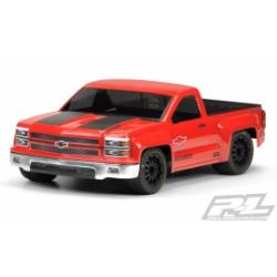 PRO-3457-00 Clear Body, Chevy Silverado Pro-Touring: 1/10 PRO-2 SC (ใส่ได้กับ Slash2WD, Slash4X4 ต้องเปลี่ยนเสาบอดี้)