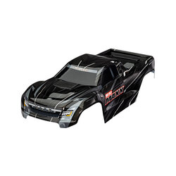 10711-BLK Body, Mini Maxx®, black (painted, decals applied)