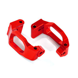8932R Caster blocks (c-hubs), 6061-T6 aluminum (red-anodized), left & right/ 4x22mm pin (4)/ 3x6mm BCS (4)/ retainers (4)