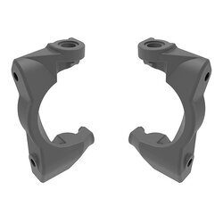 10732-GRAY Caster blocks (c-hubs), left & right (gray)