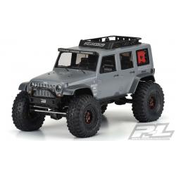 PRO-3336-00 Jeep Wrangler Unlimited Rubicon Clear Body for 12.3" (313mm) Wheelbase Scale Crawlers