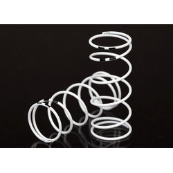 7444 Spring, shock, white (GTR long) (0.767 rate black) (1 pair)