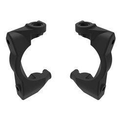 10732-BLK Caster blocks (c-hubs), left & right (black)