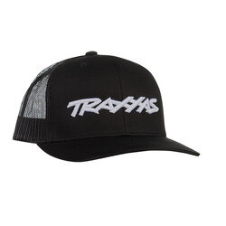 1182-BLK TRUCKER HAT CURVED BILL BLACK