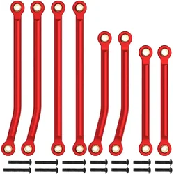 INT-C33013RED Alloy Machined Suspension Linkages (8) for Traxxas 1/18 TRX-4M Crawler