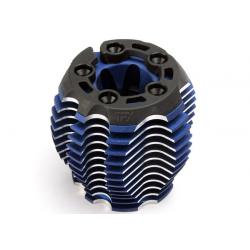5238R Cooling head, PowerTune (machined aluminum, blue-anodized) (TRX 3.3), head protector (1), 3x6mm CCS (5)