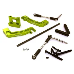 INT-C28432GREEN Front Sway Bar Anti-Roll Bar Set for Traxxas X-Maxx 4X4