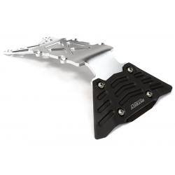 INT-C26068SILVER Billet Machined Front Skid Plate for Traxxas 1/10 Scale E-Maxx Brushless
