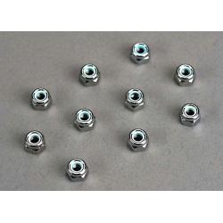1747 Nuts, 4mm nylon locking (10)