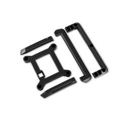10717-BLK Skid plate (roof)/ tailgate protector (black)/ mounts (2)/ 3x8mm BCS (7) (fits #10711 body)