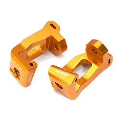 C32959ORANGE Billet Machined Caster Blocks for Traxxas 1/8 Sledge 4WD