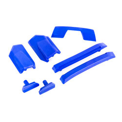 9510X Body reinforcement set, blue/ skid pads (roof) (fits #9511 body)