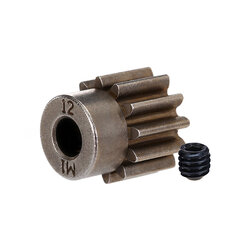 6485X Gear, 12-T pinion (1.0 metric pitch) (fits 5mm shaft)/ set screw (for use only with steel spur gears)
