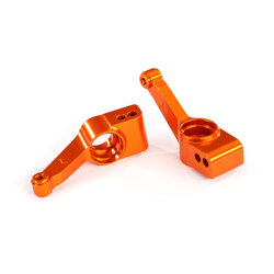 1952T Carriers, stub axle (orange-anodized 6061-T6 aluminum) (rear) (left & right)/ 3x32mm hinge pins (2)/ e-clips (6)/ hardware