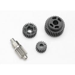 7093 Gear set, transmission (includes 18T, 25T input gears, 13T idler gear (steel), 35T output gear, M3x13.75 screw pin)
