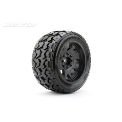 JK5801CB TOMAHAWK 1/5 XMT EX-TOMAHAWK/Claw Rim/Black/Medium Soft/Glued/Blted 24mm for traxxas X-Maxx 1pair