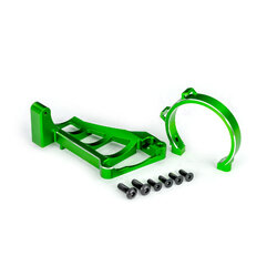 10262-GRN Green Aluminum Front and Rear Motor Mounts