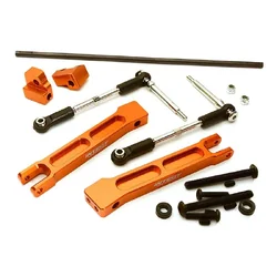 INT-C28433ORANGE Rear Sway Bar Anti-Roll Bar Set for Traxxas X-Maxx 4X4