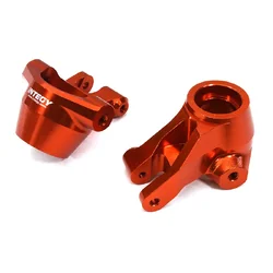 C32960RED Billet Machined Steering Knuckles for Traxxas 1/8 Sledge 4WD