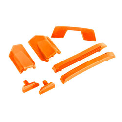 9510T Body reinforcement set, orange/ skid pads (roof) (fits #9511 body)