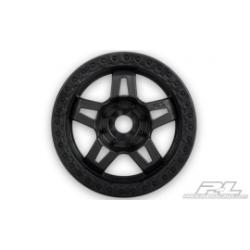 PRO-2722-03 Tech 5 3.8" (40 Series) Black Narrow (2.75" wide) Zero Offset 17mm Wheels