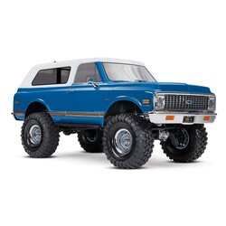 9111X Body, Chevrolet Blazer (1972), complete (blue) (includes grille, side mirrors, door handles, windshield wipers, front & rear bumpers, decals)