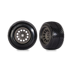 10774-GRAY Gray Mini XRT Wheels w/ Response Pro Tires (2)