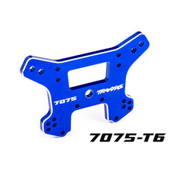 9639 Shock tower, front, 7075-T6 aluminum (blue-anodized) (fits Sledge®)