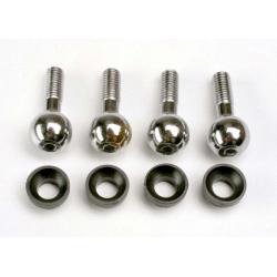 4933 Pivot balls (4)/ pivot ball cap bushings (4)