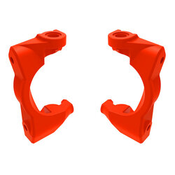 10732-RED Caster blocks (c-hubs), left & right (red)