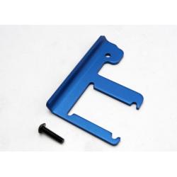 5361 Chassis brace, Revo (3mm 6061-T6 aluminum) (blue-anodized)/ 4x16mm BCS