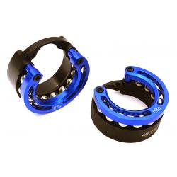 INT-C27997BLUE Billet Machined Counterweight (2) for Traxxas TRX-4 Scale & Trail Crawler