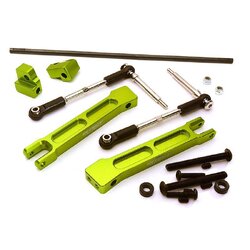 INT-C28433GREEN Rear Sway Bar Anti-Roll Bar Set for Traxxas X-Maxx 4X4