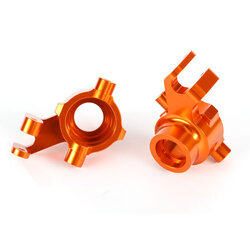8937A Steering blocks, 6061-T6 aluminum (orange-anodized), left & right