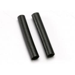 3149A Heat shield tubing, fiberglass (2) (black)