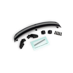 10512 Mirrors, side, black (left & right)/ mirror retainers (2)/ spoiler, black/ 2.5x10 BCS (5) (fits #10511 body)