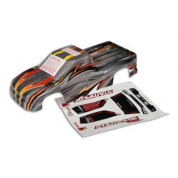 3615 Body, Stampede VXL, ProGraphix (replacement for the painted body. Graphics are printed, requires paint & final color application)/ window, grill, lights decal sheet
